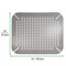 mDesign Adjustable Plastic Kitchen Sink Protector Mat, Large